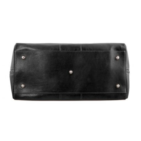 Lisbona - Travel leather duffle bag - Small size